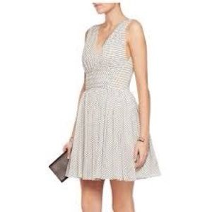 maje polka dot dress